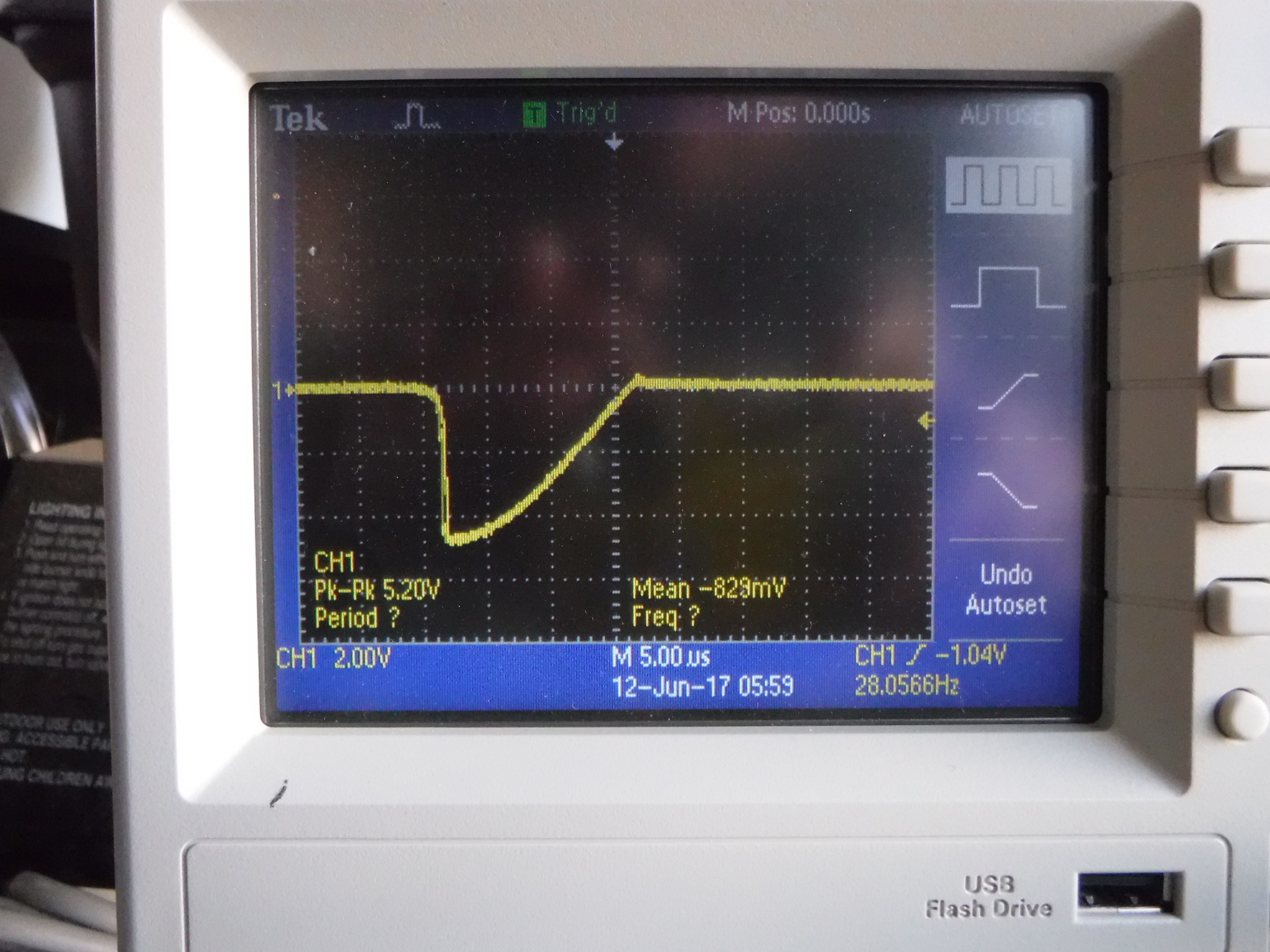 tachometer pulse